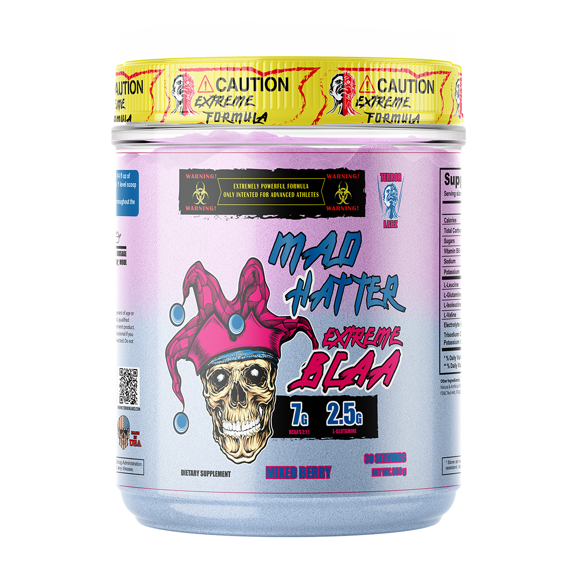 MAD HATTER, 2:1:1 BCAA with 2 in 1 flavor system, Recovery fuel, Muscle building must have