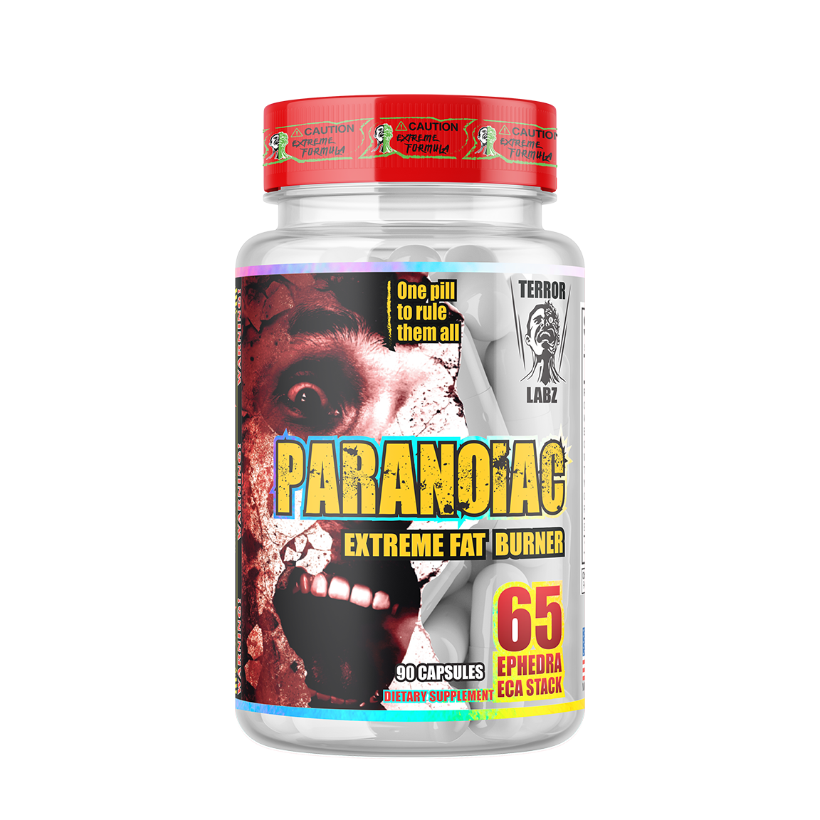 PARANOIAC, High Stim Extreme Thermogenic Fat Burner Capsules Terror Labz PARANOIAC, High Stim Extreme Thermogenic Fat Burner Capsules Terror Labz